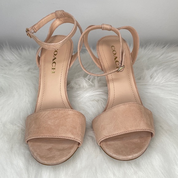 Coach | Suede Regina Sandal - Beachwood - Picture 7 of 12